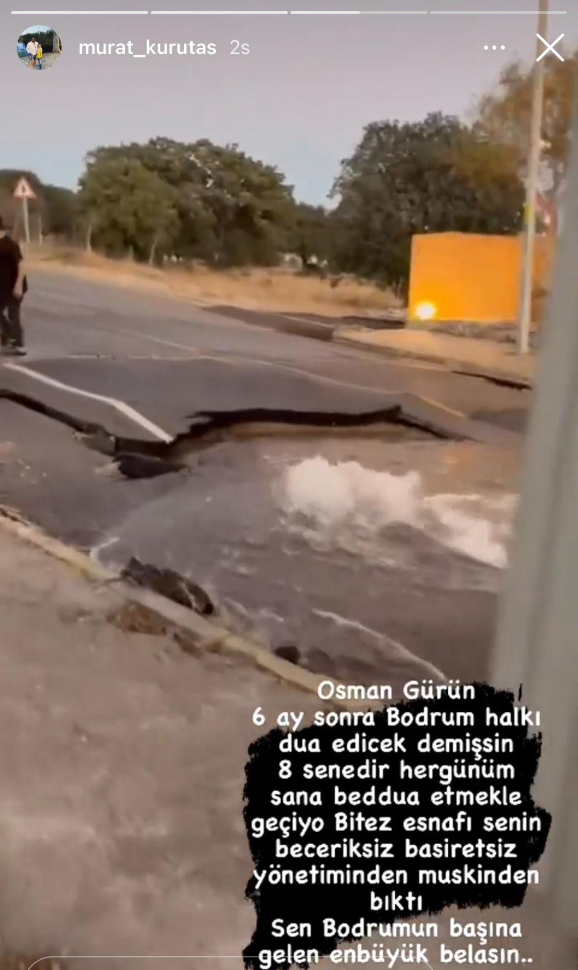 Bitez’i yine su bastı! Vatandaşlar ateş püskürdü!
