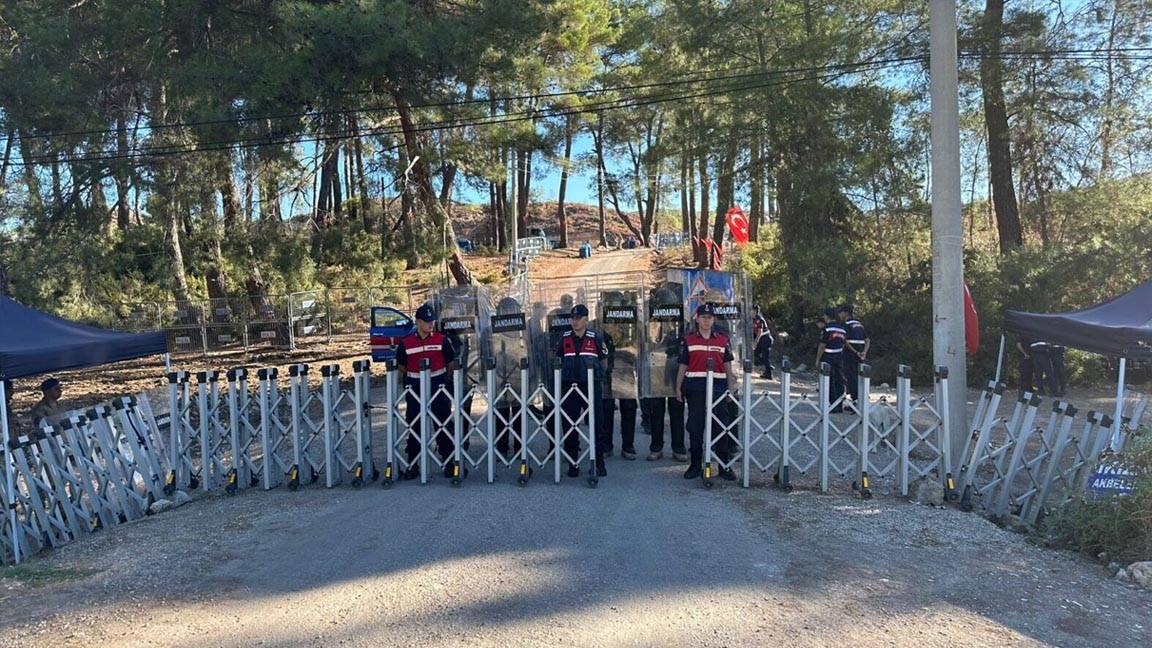Akbelen'de nöbet alanına jandarma müdahalesi