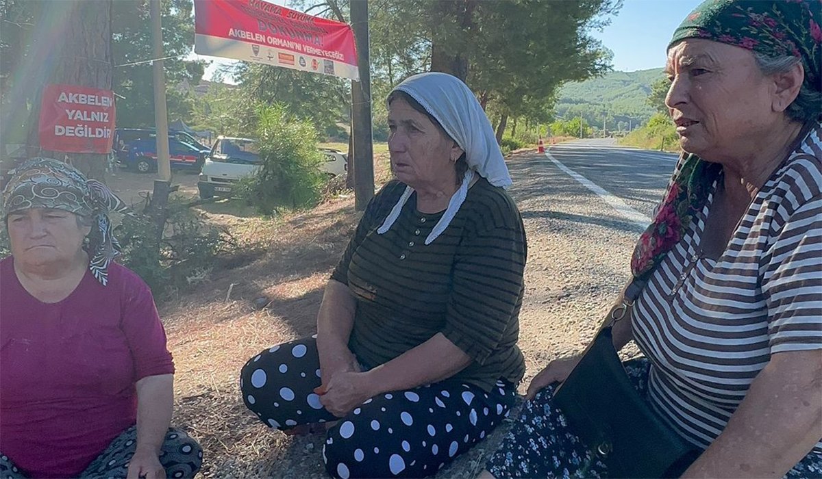 Akbelen’deki kamp alanı zorla boşaltılıyor: Bir gözaltı!