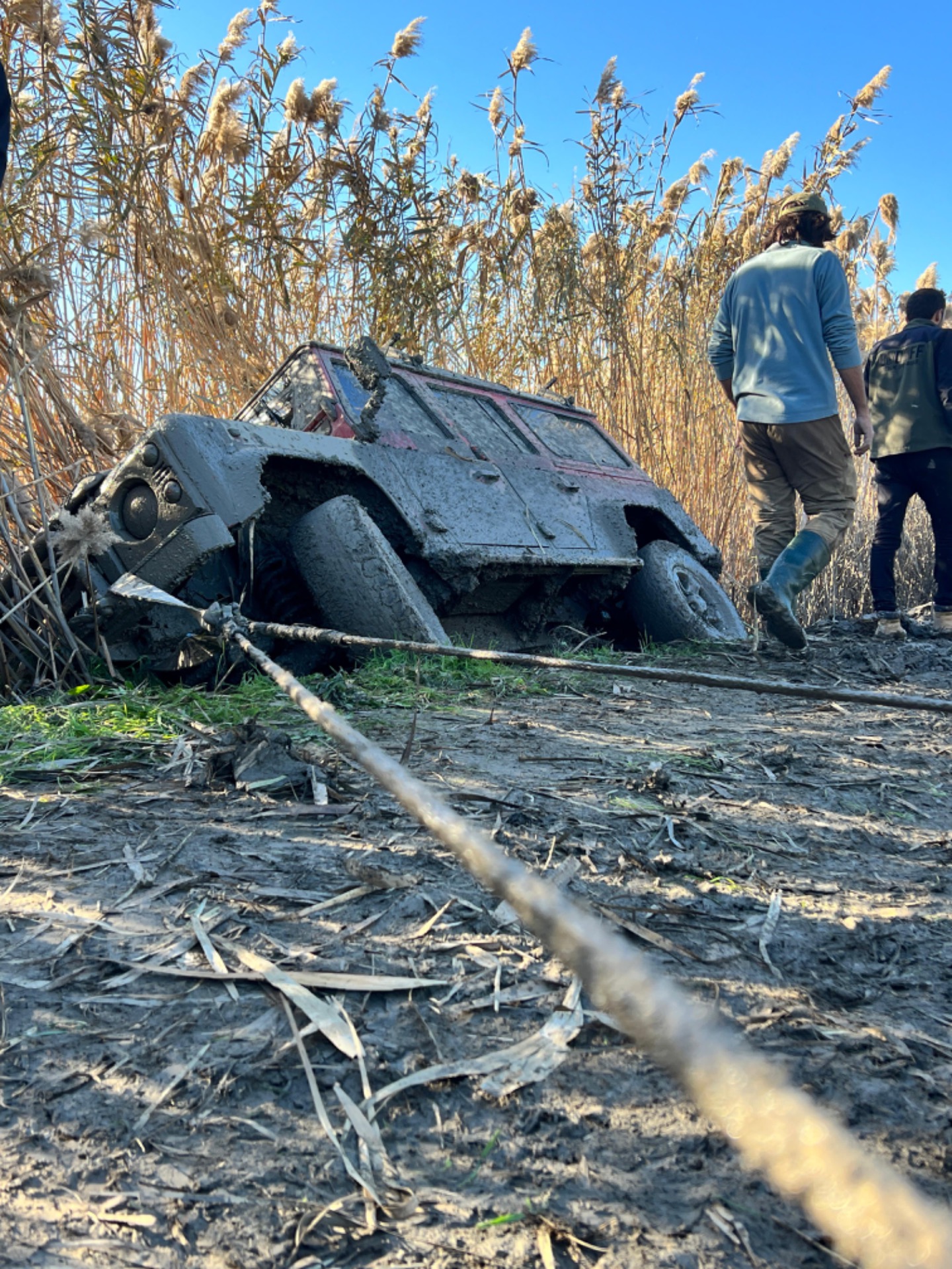 Off-Road aracını kurtarma operasyonu başarı ile sonuçlandı 