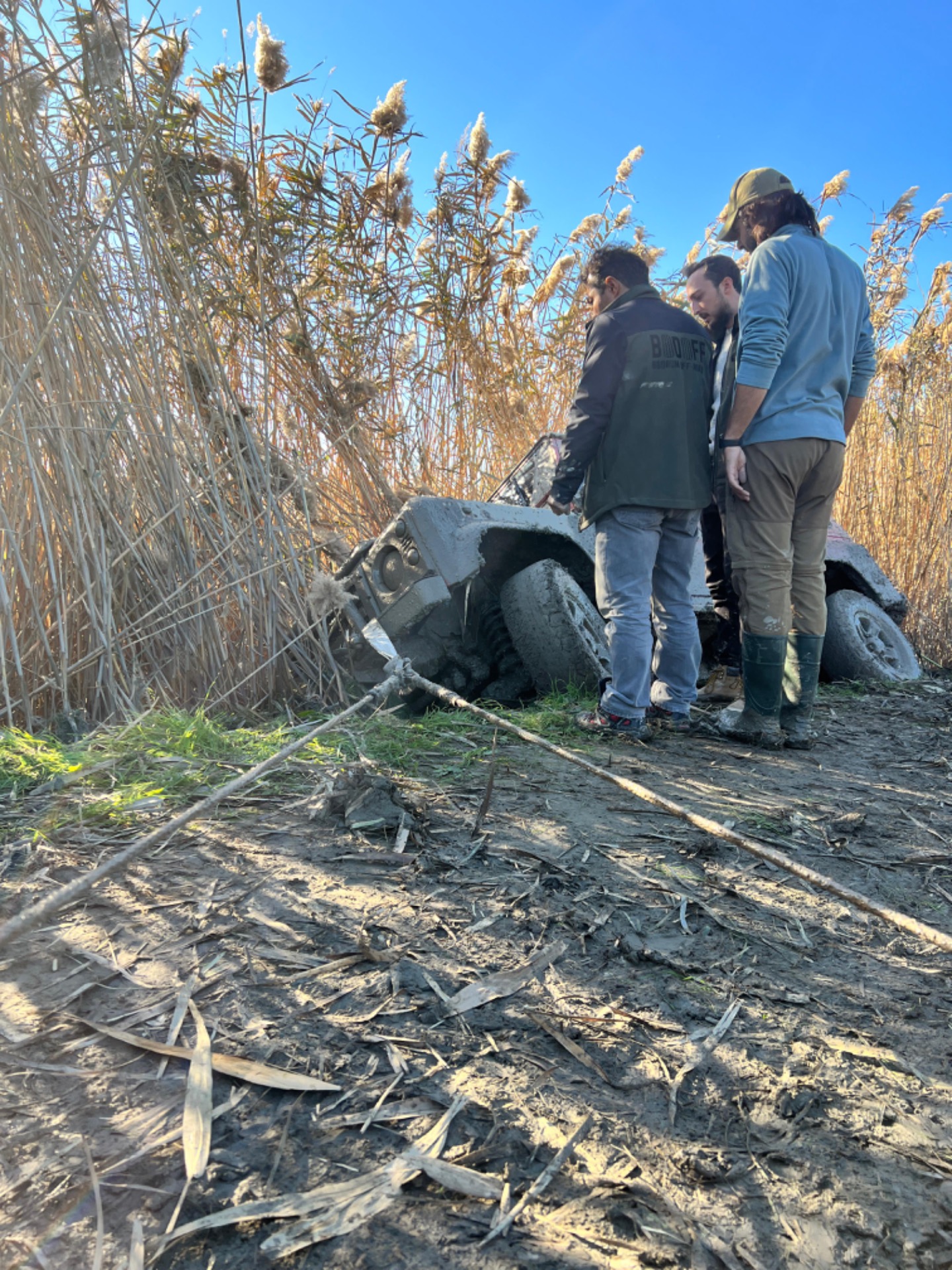 Off-Road aracını kurtarma operasyonu başarı ile sonuçlandı 