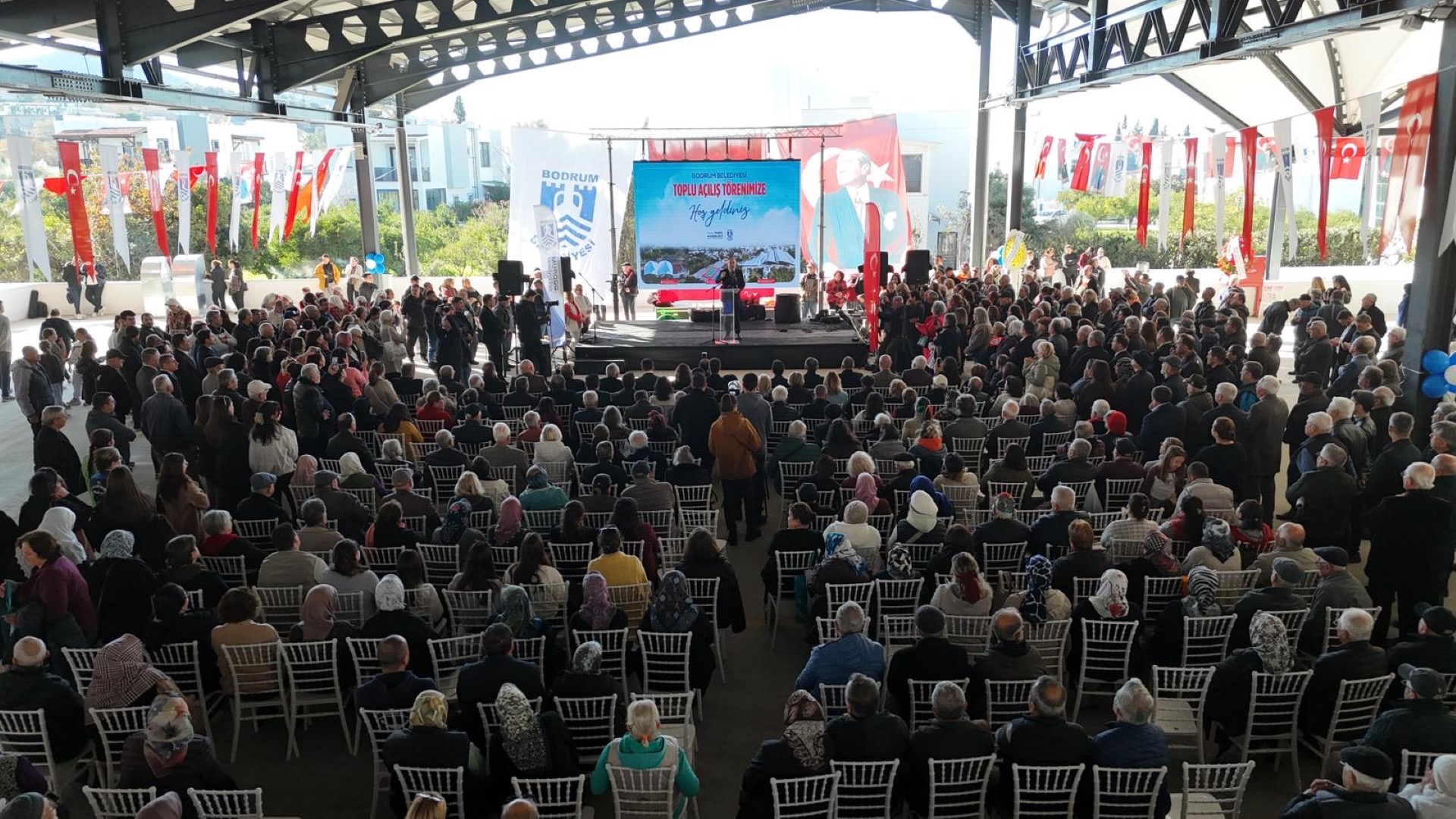 Bodrum’da üç proje toplu açılış ile hizmete girdi