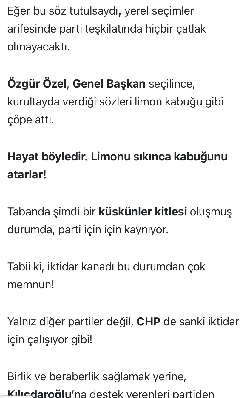 Rahmi Turan: ‘CHP, ADETA AKP KAZANSIN DİYE ÇALIŞIYOR!’