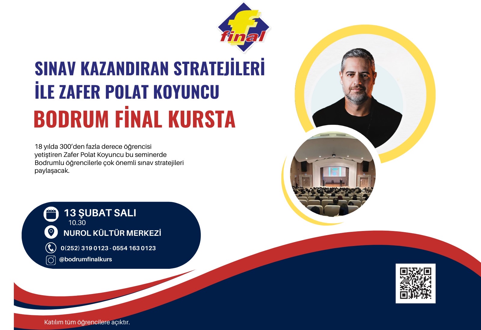 Final Kurs’ tan Bodrumlu öğrencilere ücretsiz ‘Sınav Kazandıran Stratejiler’ semineri