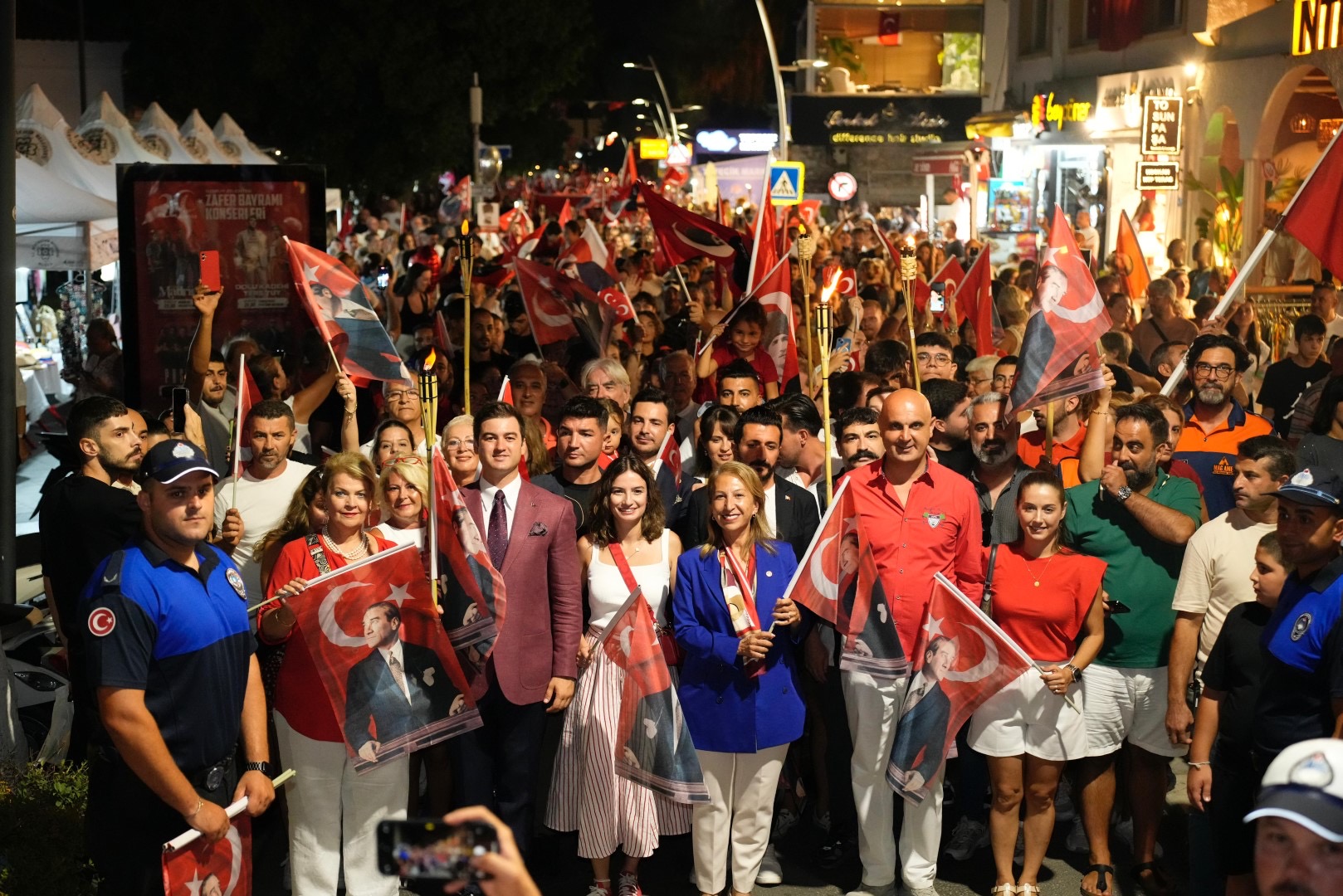 30 Ağustos Zafer Bayramı Bodrum’un Dört Bir Yanında Kutlandı