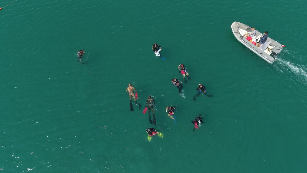 Deniz Dibi Temizliği Gümbet’te Gerçekleştirildi