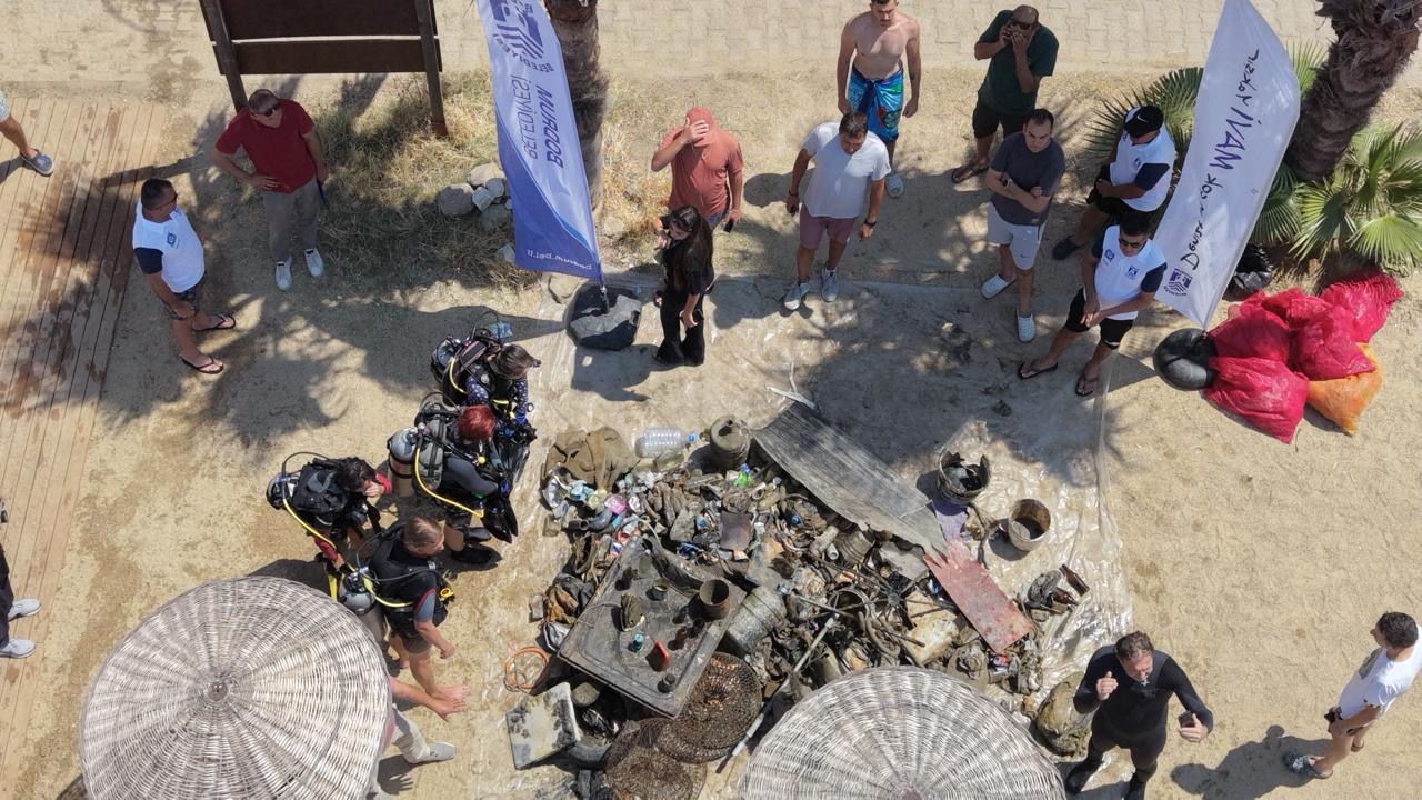 Deniz Dibi Temizliği Gümbet’te Gerçekleştirildi