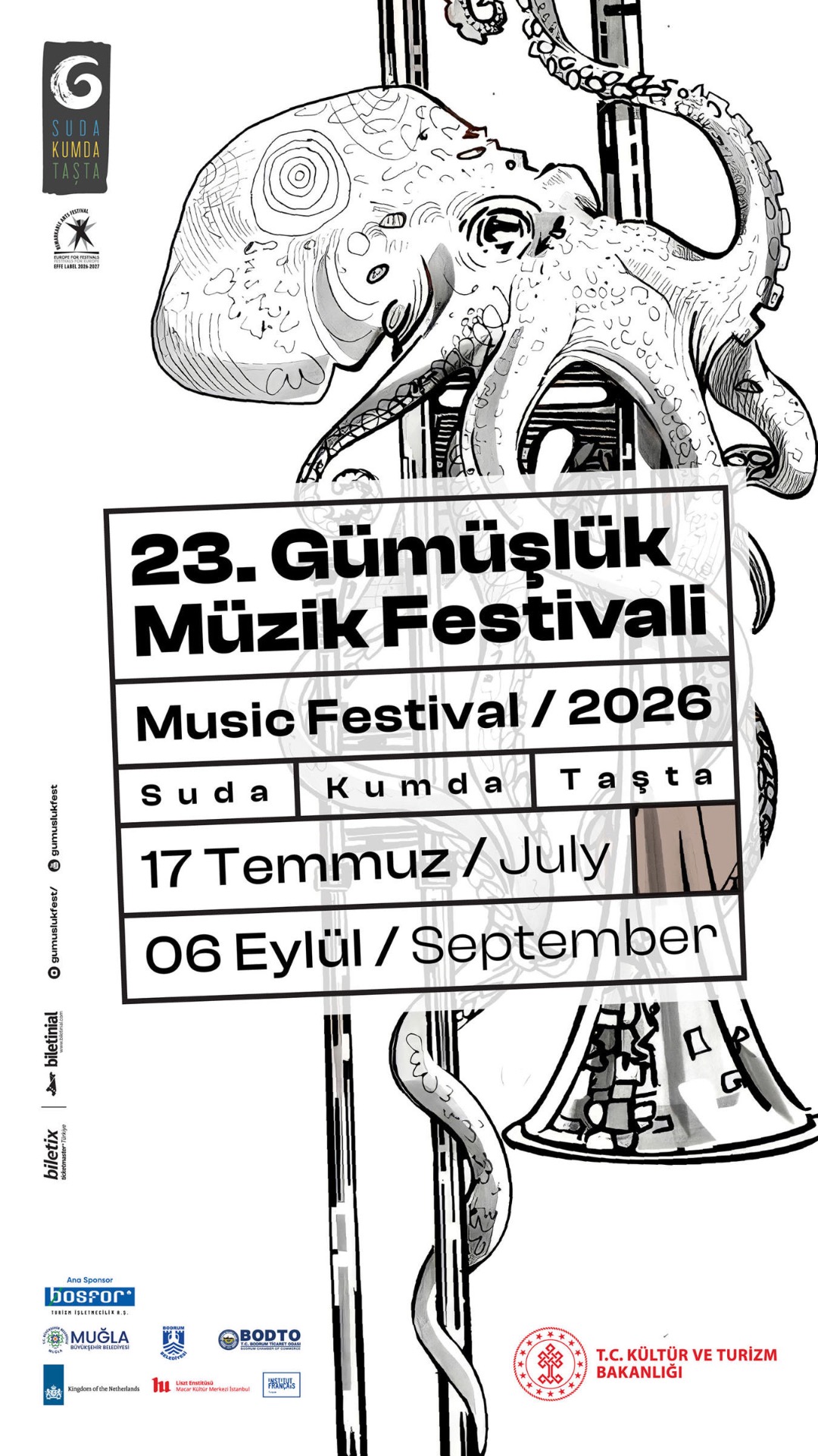 23. Gümüşlük Müzik Festivali 17 Temmuz’da karnaval coşkusuyla açılıyor