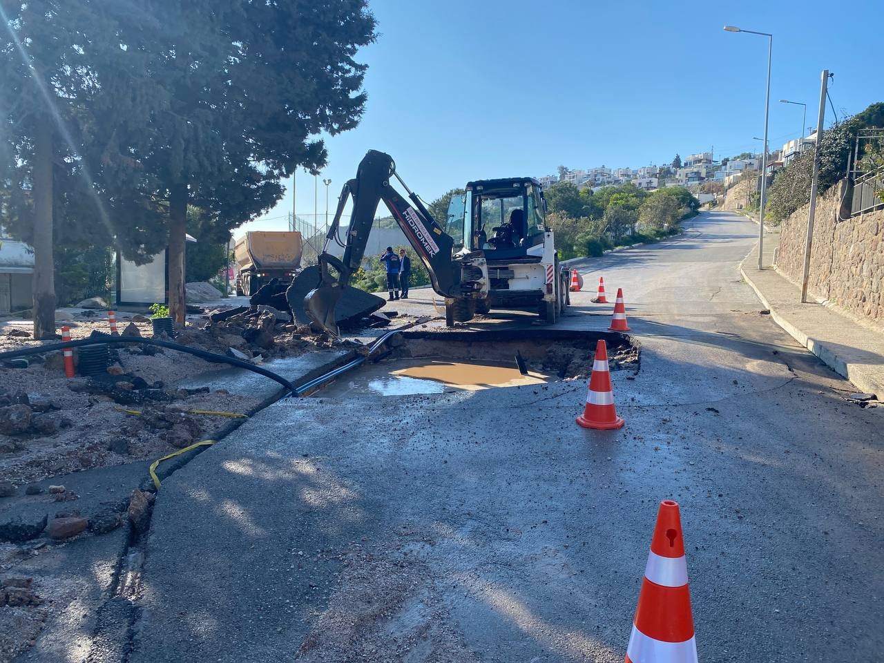 Bodrum'da su isale hattı patlamaları bıktırdı