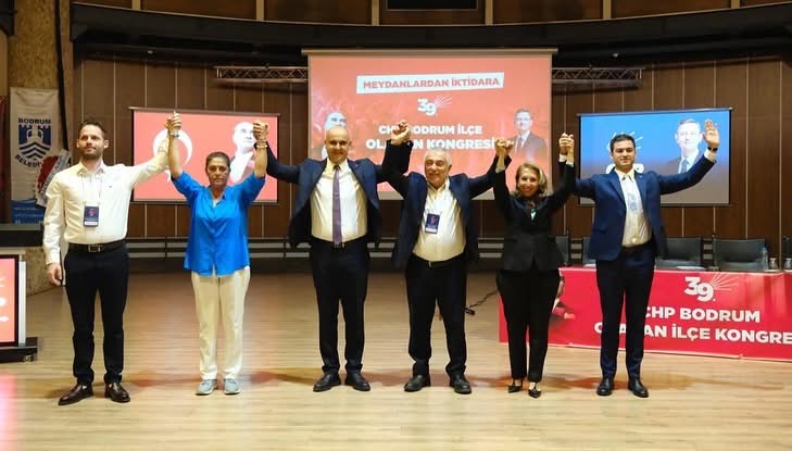 CHP Bodrum’da Tuna Işın, yeniden ilçe başkanı oldu