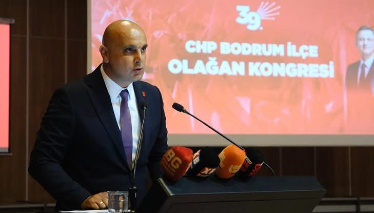CHP Bodrum’da Tuna Işın, yeniden ilçe başkanı oldu