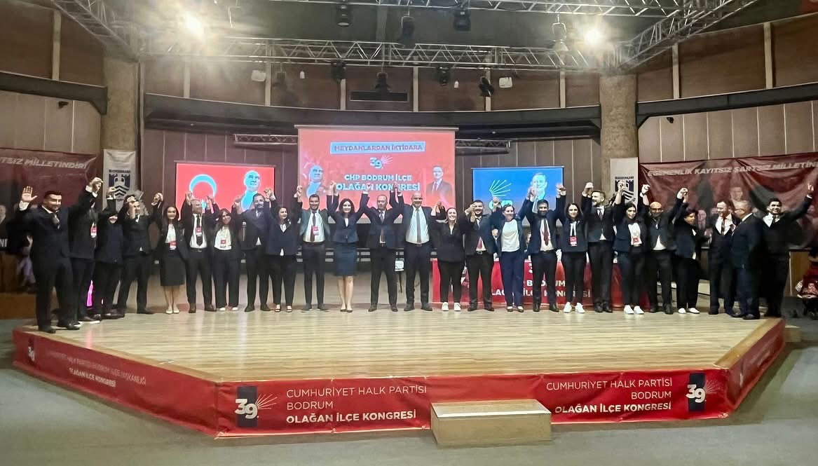 CHP Bodrum’da Tuna Işın, yeniden ilçe başkanı oldu