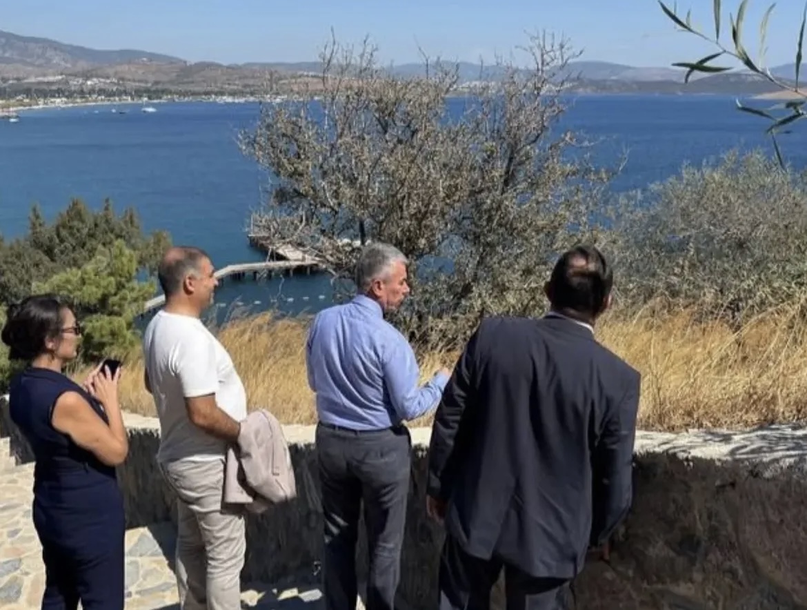 Kaymakam Ali Sırmalı, Bodrum’daki ‘Külliye’ İnşaatını İnceledi