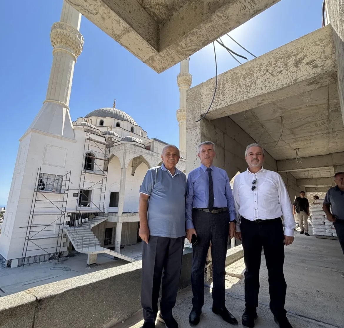 Kaymakam Ali Sırmalı, Bodrum’daki ‘Külliye’ İnşaatını İnceledi