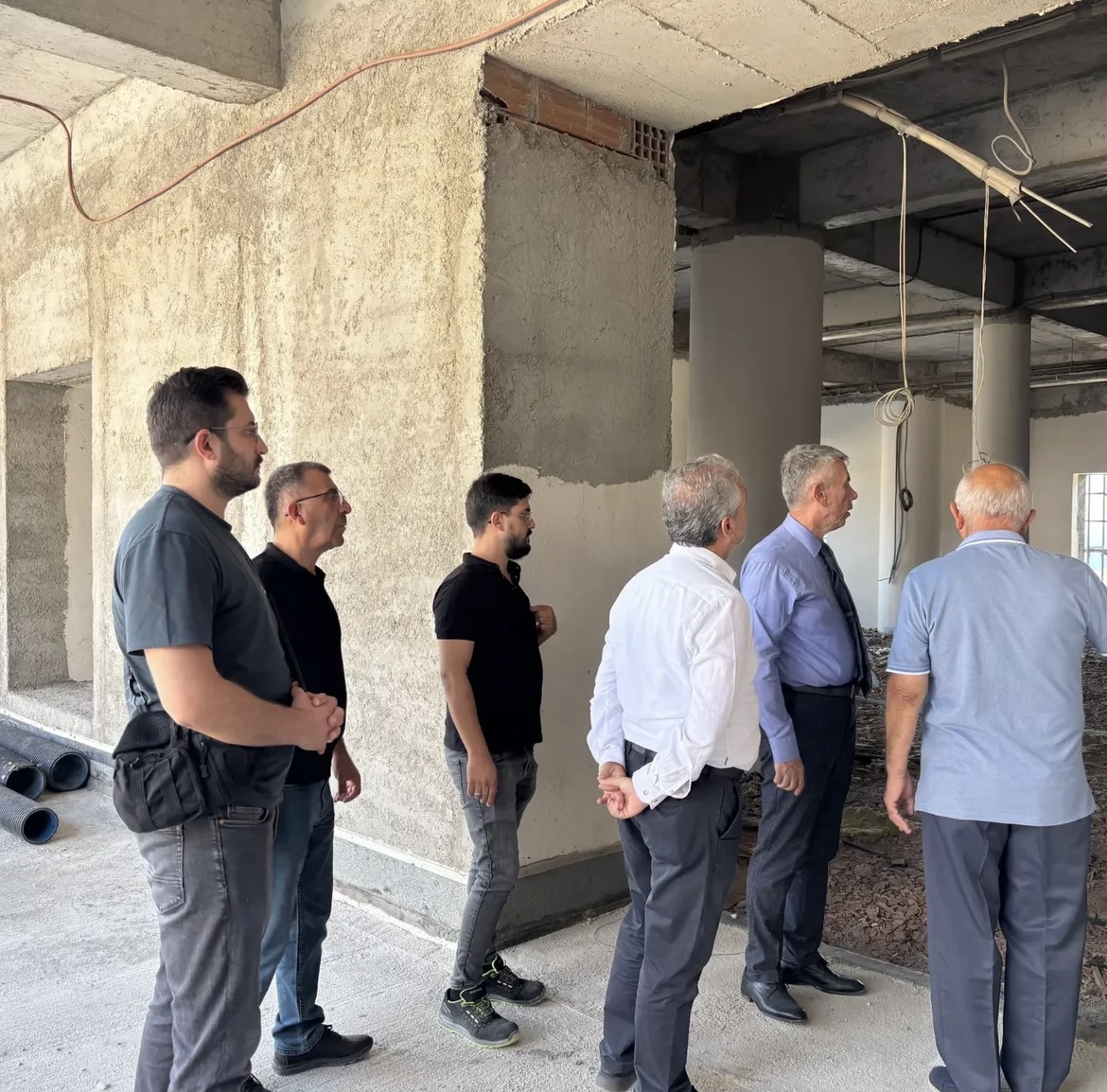 Kaymakam Ali Sırmalı, Bodrum’daki ‘Külliye’ İnşaatını İnceledi
