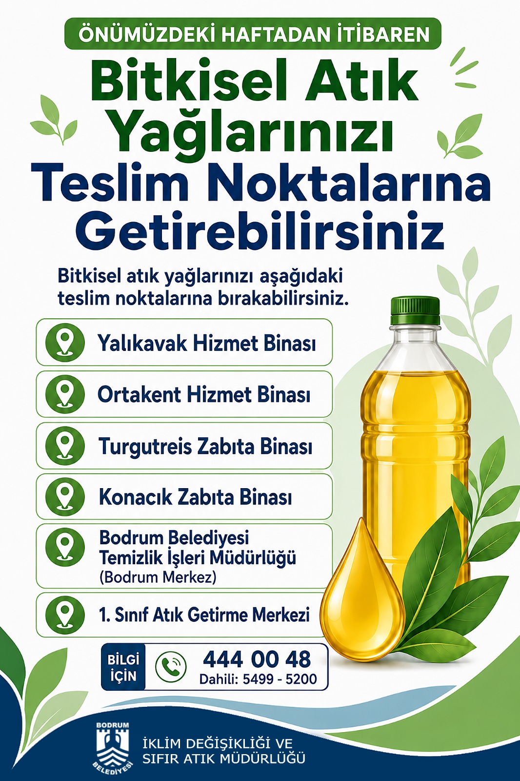 Bitkisel Atık Yağlar Geri Dönüşüme Kazandırılıyor