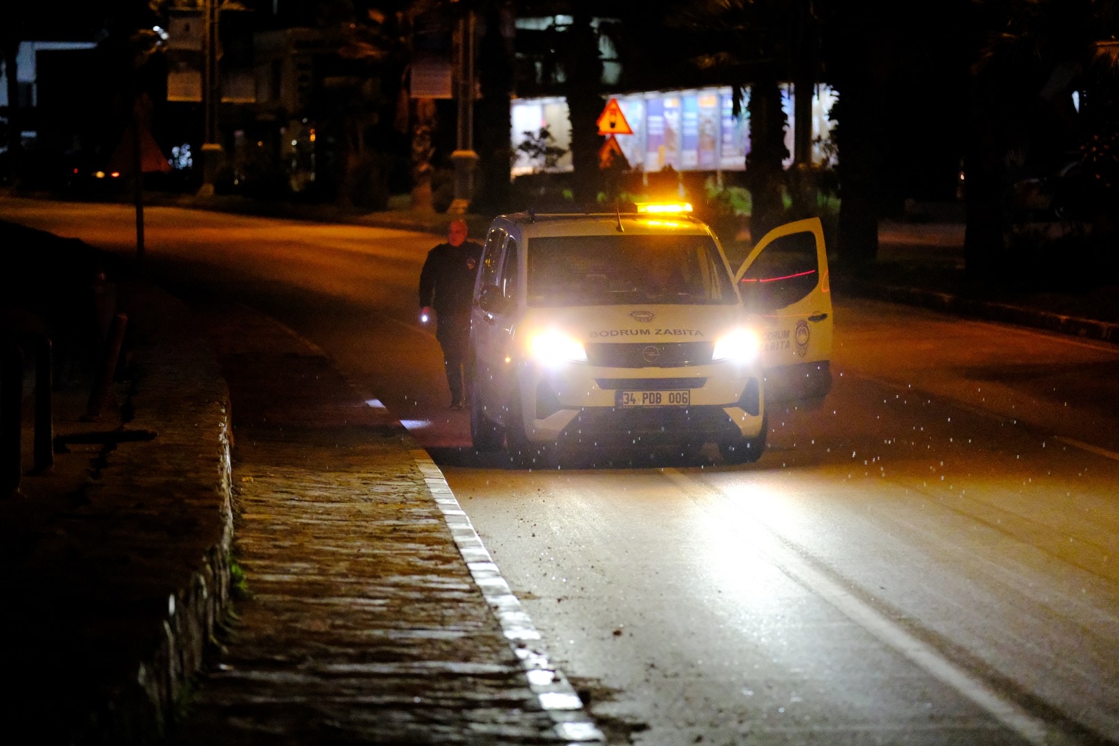 Bodrum Belediyesi Yağış Nöbetindeydi