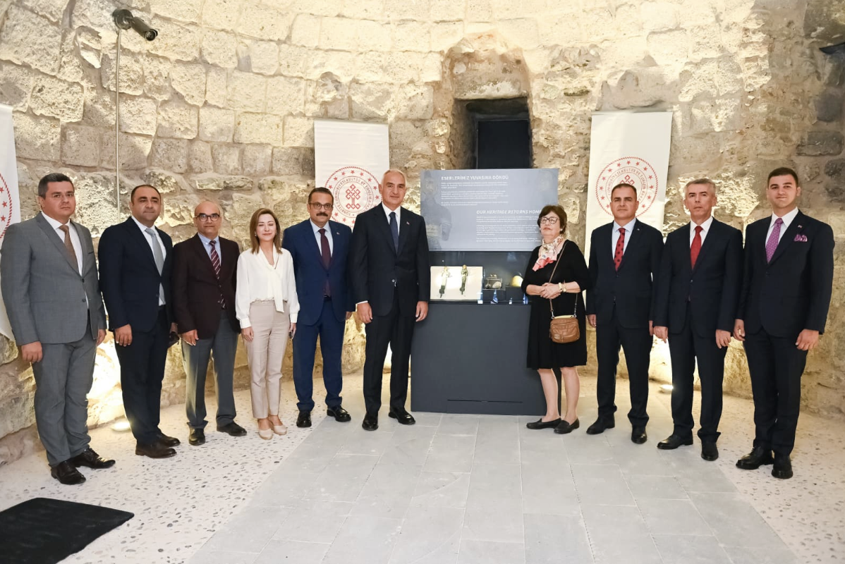 İsviçre’den İade Edilen 7 Eser Bodrum Kalesi’nde Tanıtıldı
