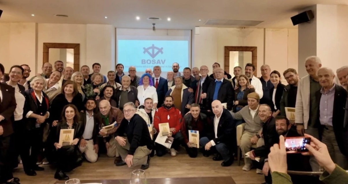 Bodrum Gemisi'nin yapımında emeği geçenlere 25 yıllık minnet ‘BOSAV'dan anlamlı tören’