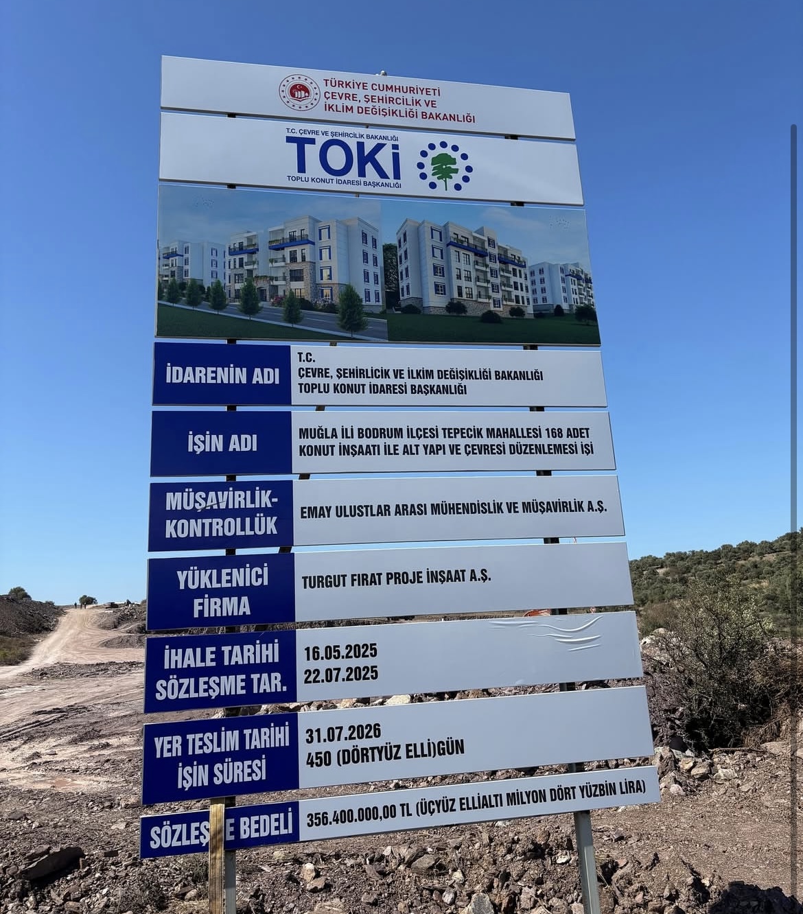 Mumcular’da TOKİ’den 168 Konutluk Yeni Proje Başladı