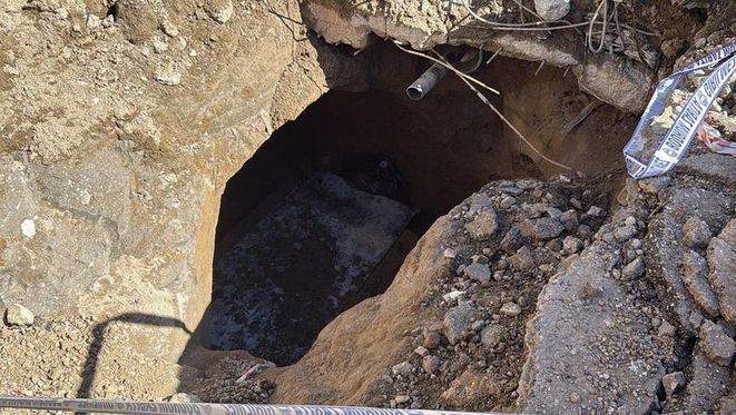 Bodrum'da altyapı çalışmasında lahit bulundu