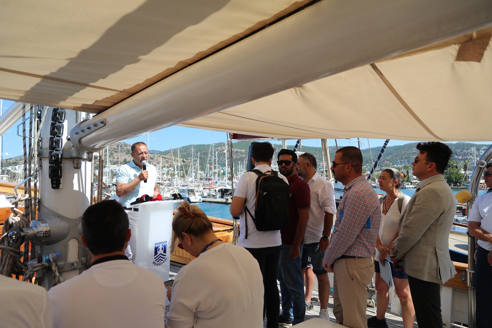 STS Bodrum Okul Gemisi’ne mavi bayrak