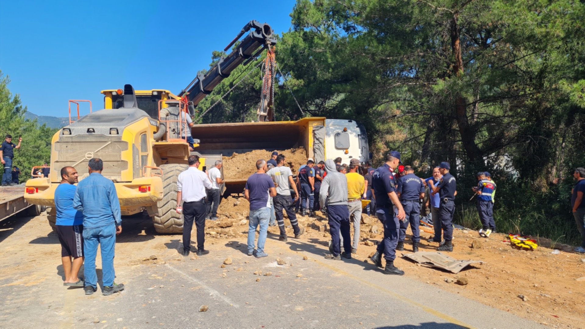 Hafriyat kamyonunun sürücüsü tutuklandı