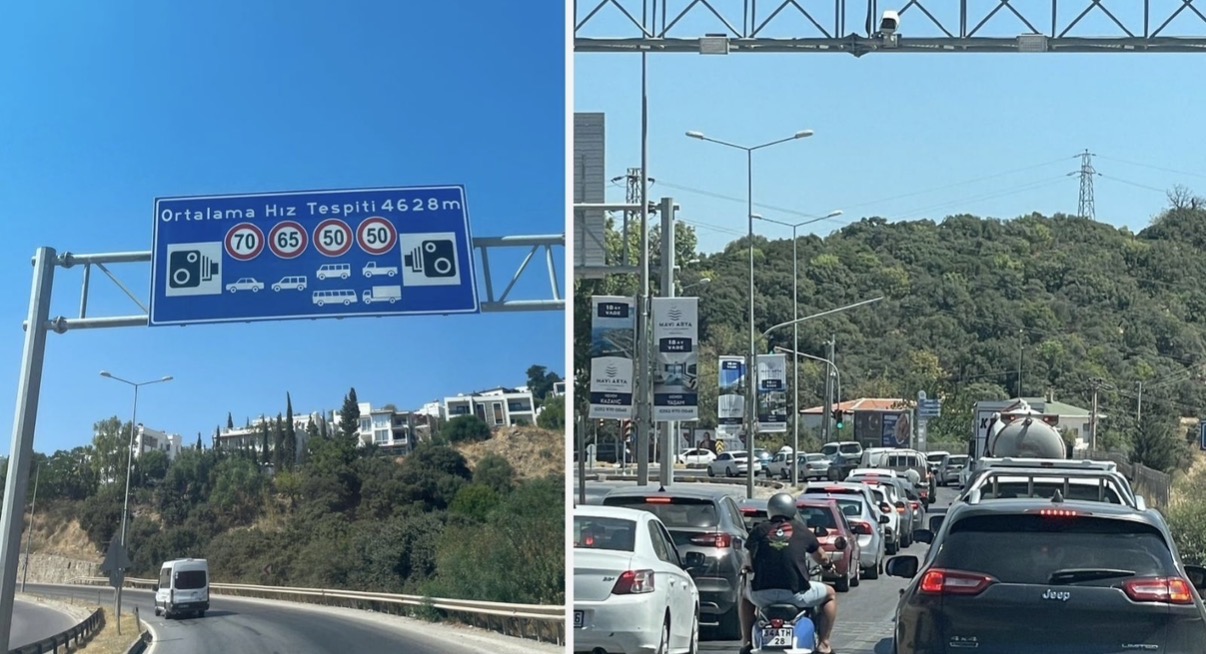 Bodrum’da EDS Çilesi: Yürümeyen trafiğe Hız Kontrolü Komedisi