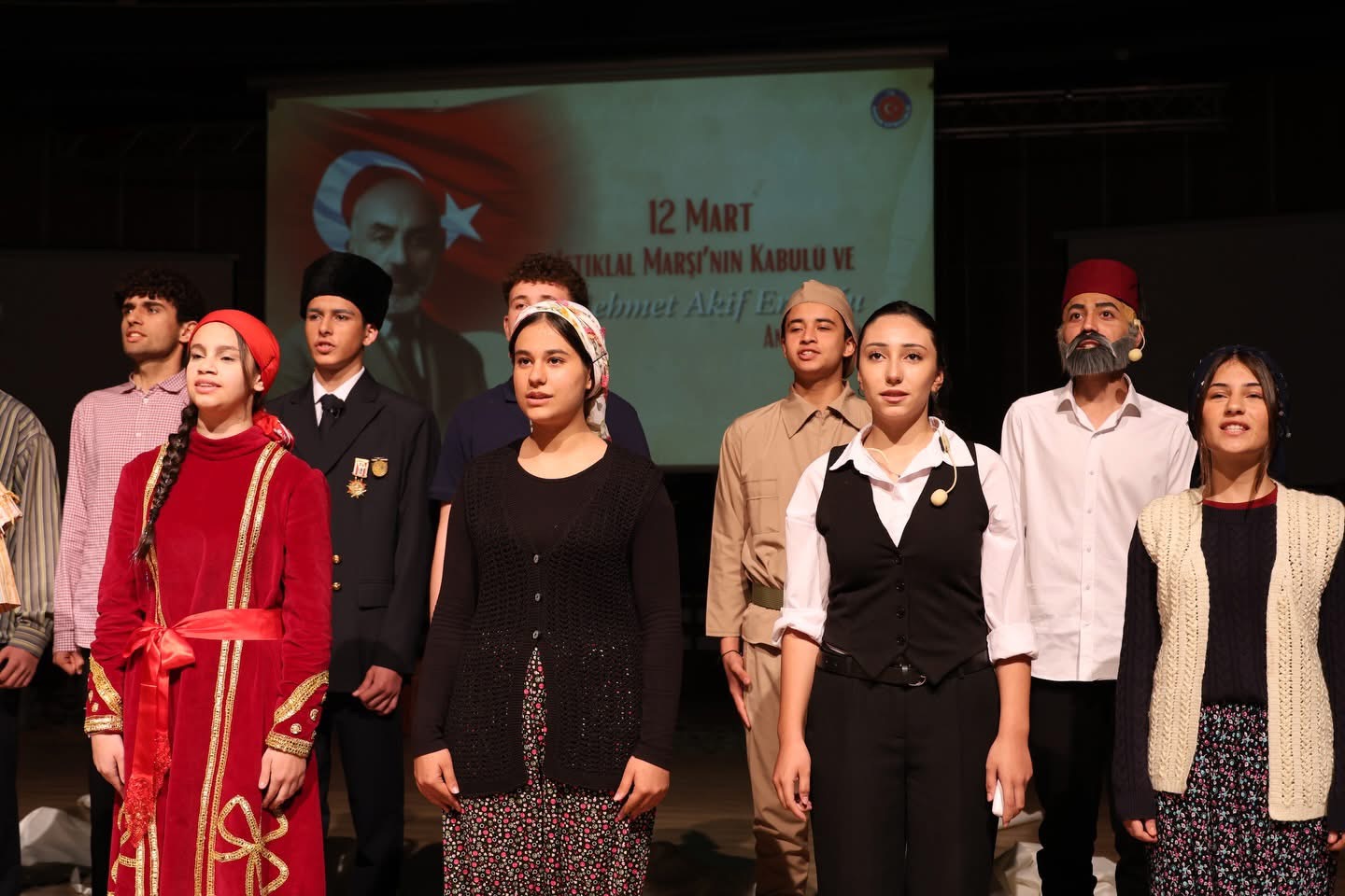 Bodrum'da 12 Mart İstiklal Marşı'nın kabulü töreni yapıldı