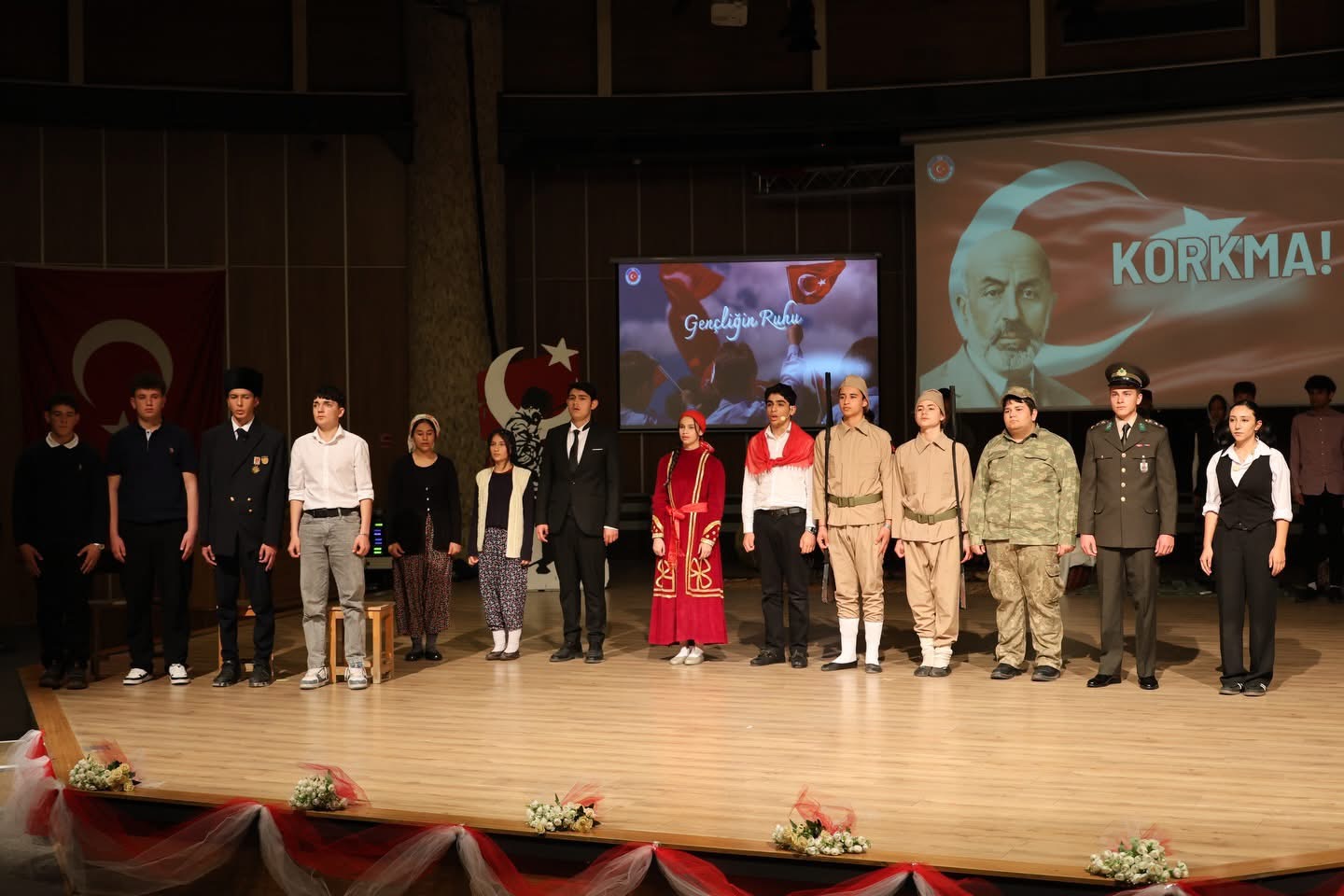 Bodrum'da 12 Mart İstiklal Marşı'nın kabulü töreni yapıldı