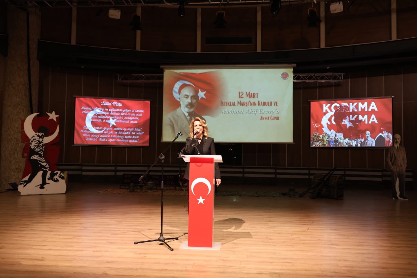 Bodrum'da 12 Mart İstiklal Marşı'nın kabulü töreni yapıldı