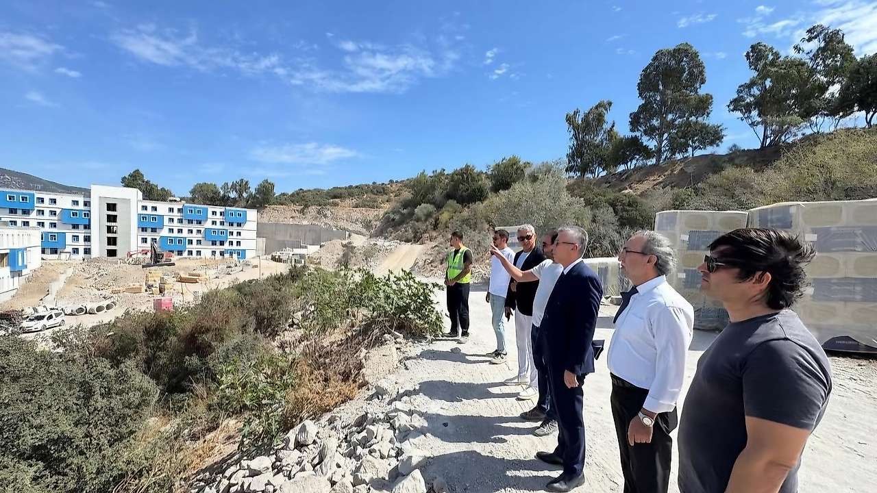 Bodrum’da KYK Öğrenci Yurdu’nda Çalışmalar Son Aşamaya Geldi