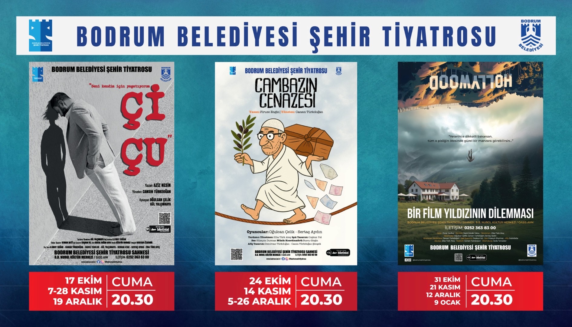 Bodrum Belediyesi Şehir Tiyatrosu’ndan Dünya Prömiyeri