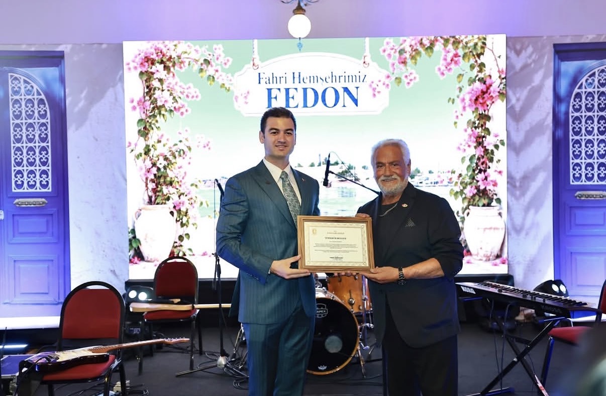 Adı Bodrum ile özdeşleşen Fedon’a Turizm Elçiliği Beratı Verildi