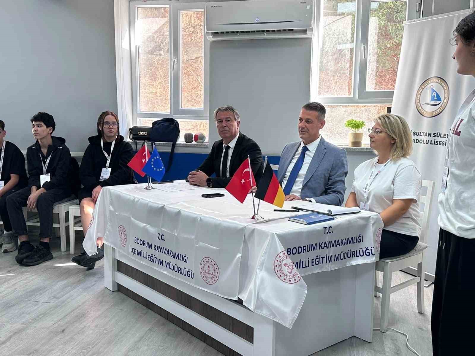 Erasmus kapsamında Alman öğrenciler Bodrumlu öğrencilerle bir araya geldi