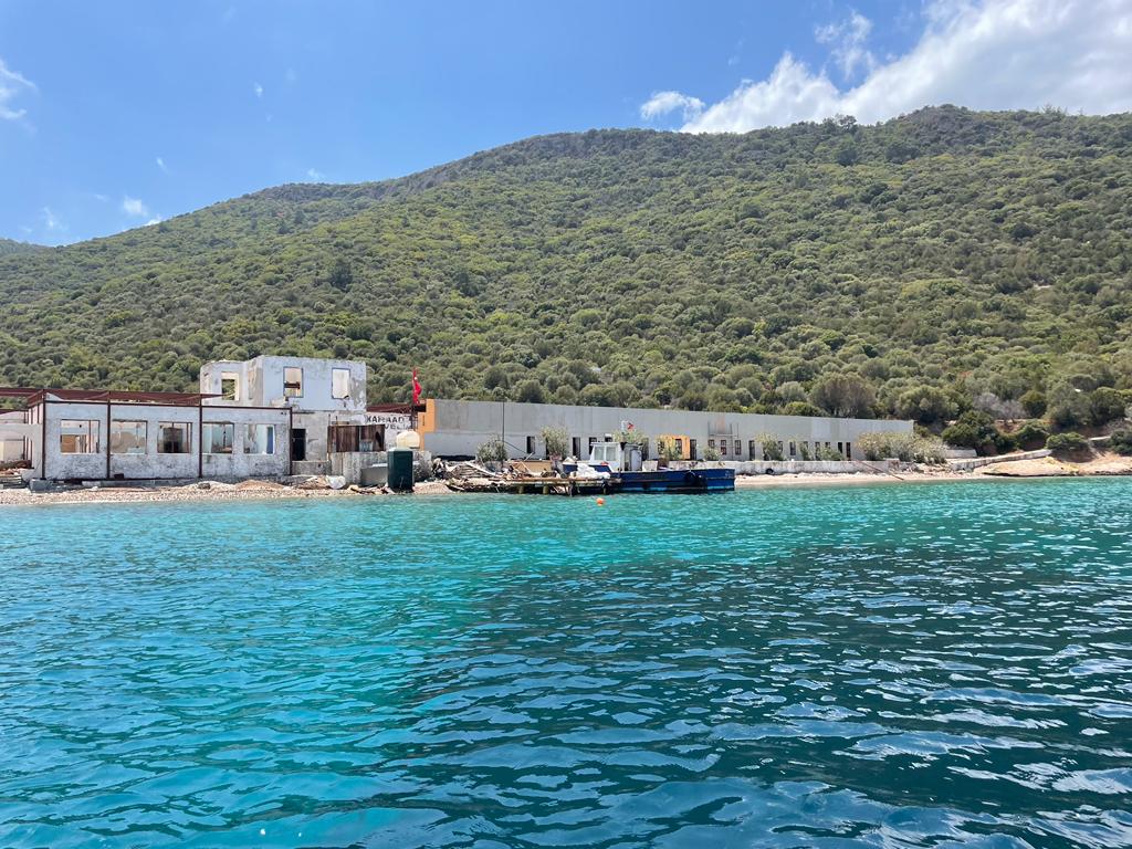Bodrum Karaada’da İnşaat Başladı
