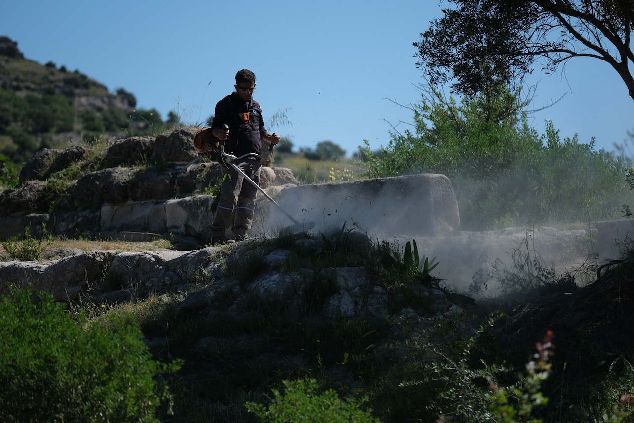 Halikarnassos Surları ve Myndos Kapısı’nda Temizlik Çalışmaları Tamamlandı