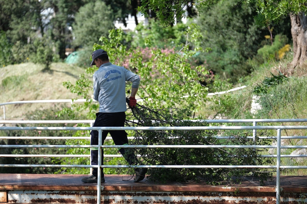 Halikarnassos Surları ve Myndos Kapısı’nda Temizlik Çalışmaları Tamamlandı