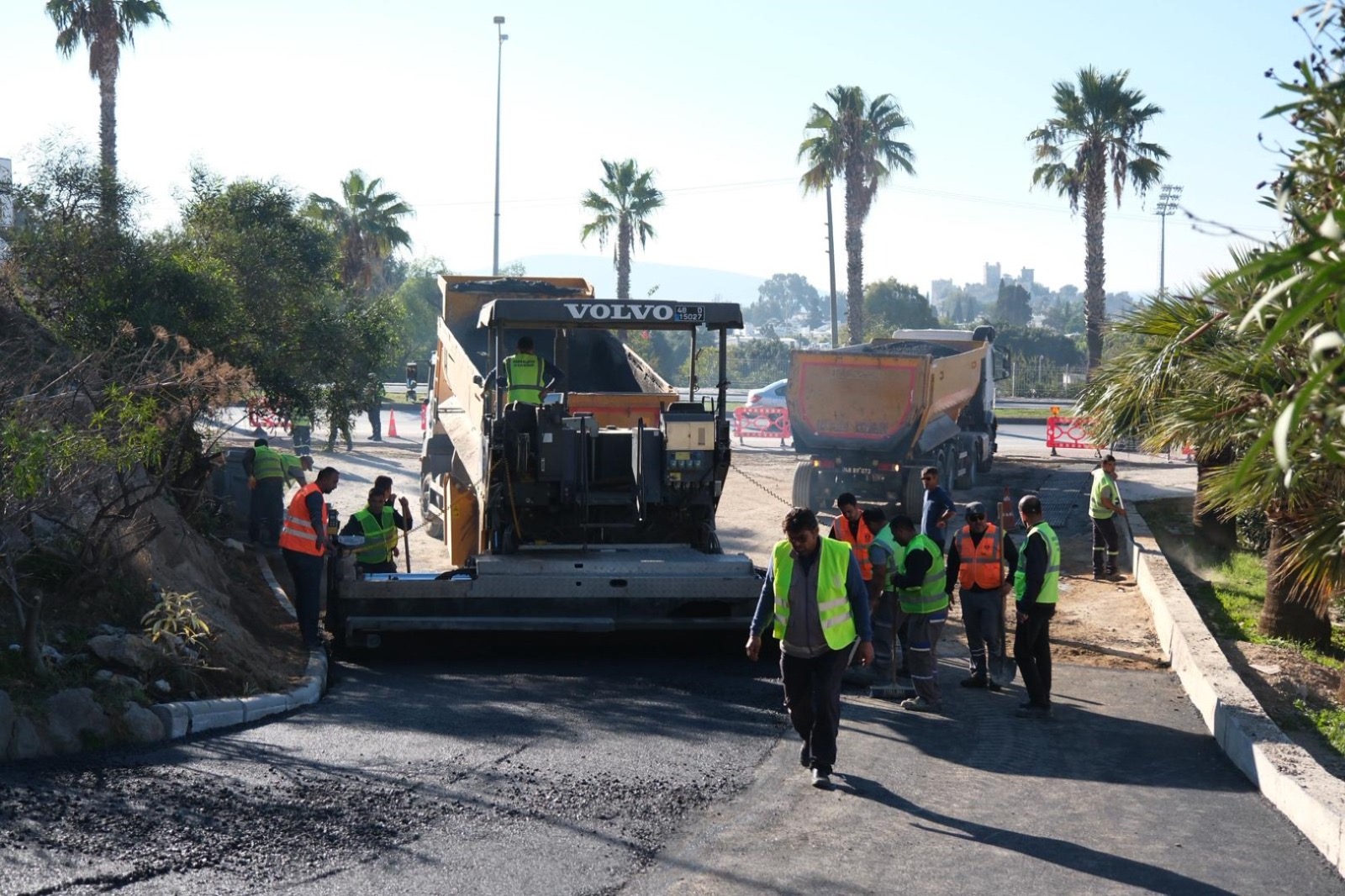 Bodrum Belediyesinden Üstyapı Çalışmaları