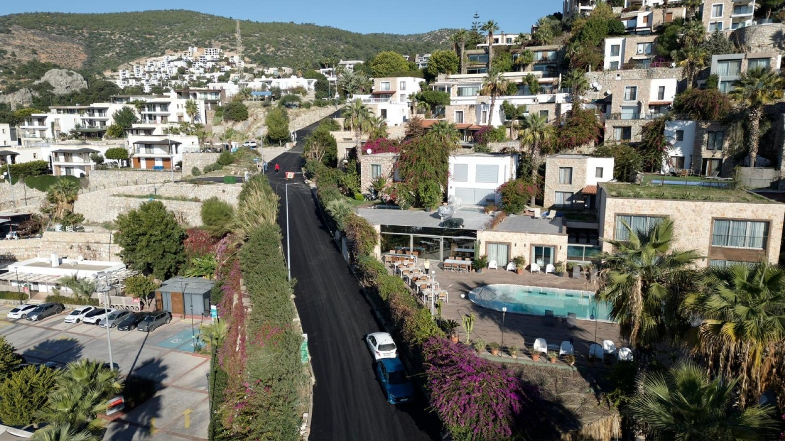 Bodrum Belediyesinden Üstyapı Çalışmaları