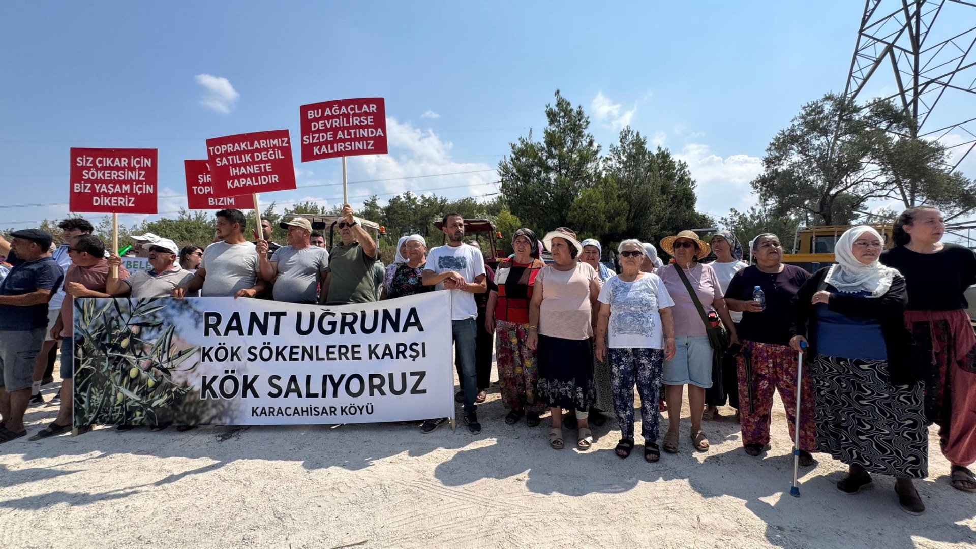 Akbelen’de Traktörlü Direniş! Köylüler: ‘Toprağımızdan Vazgeçmeyiz’ 