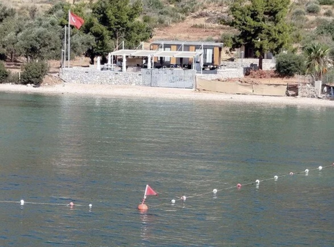 Çökertme Koyu'nda tepki çeken görüntü: İnceleme başlatıldı