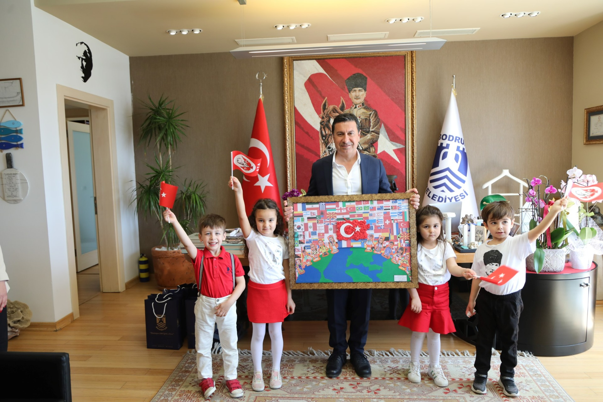 OKUL ÖNCESİ ETKİNLİK MERKEZİ’NDE 23 NİSAN COŞKUYLA KUTLANDI