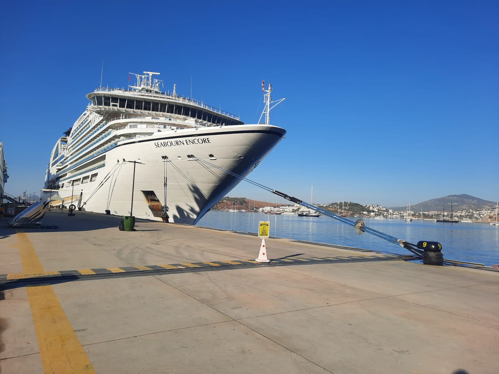 Seabourn Encore 358 yolcusuyla Bodrum’a geldi