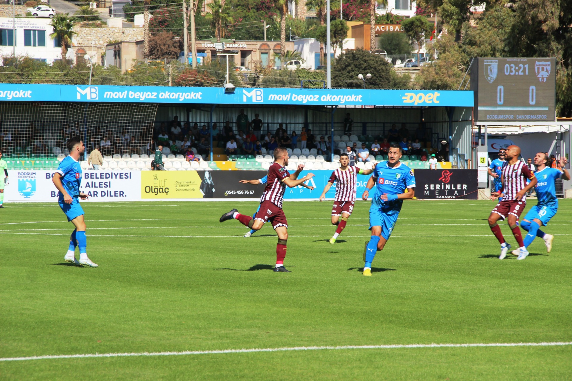 Spor Toto 1. Lig: Bodrumspor: 1 - Bandırmaspor: 1
