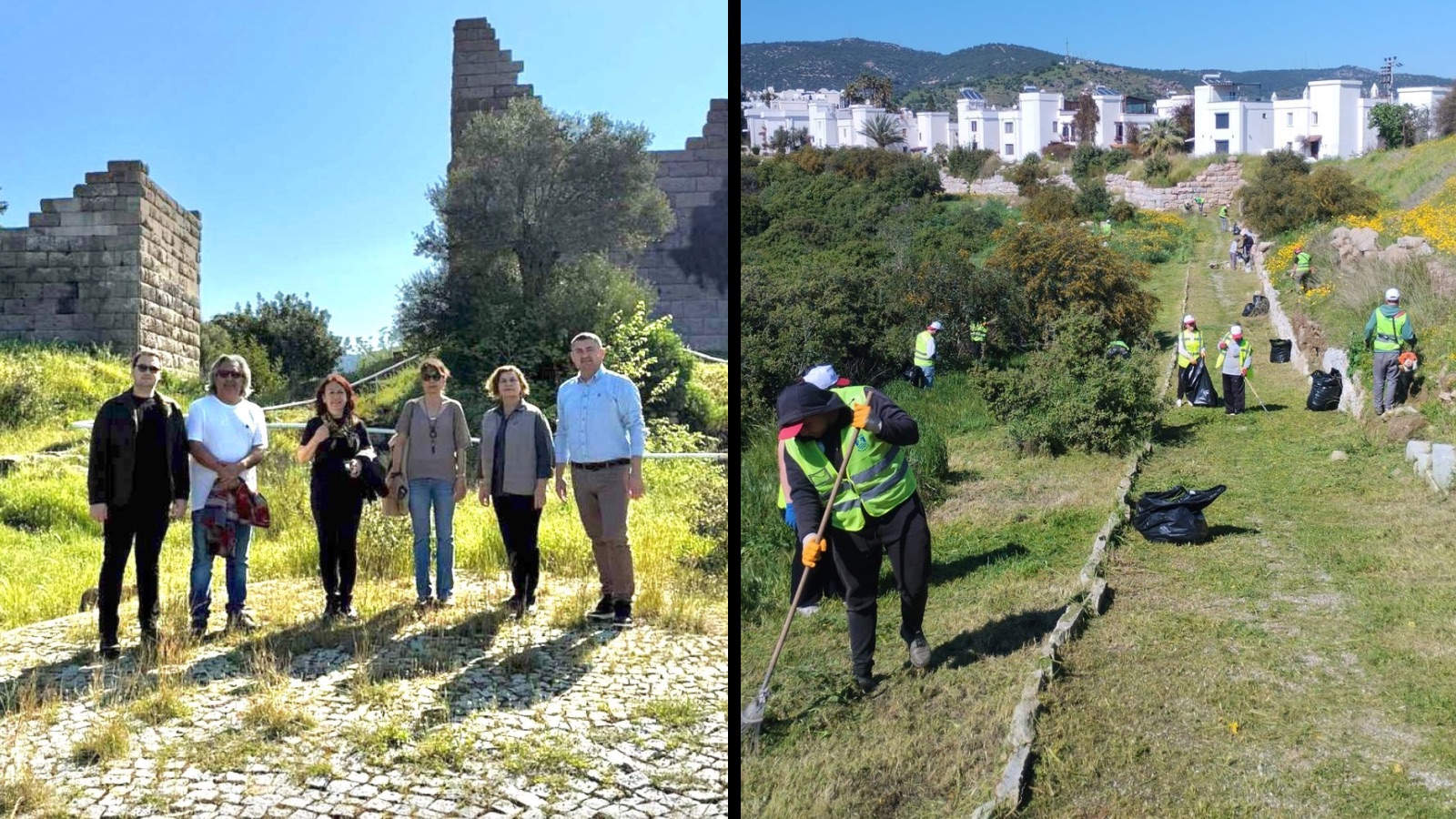 Antik Halikarnassos Surlarında Turizm Haftası Hazırlığı