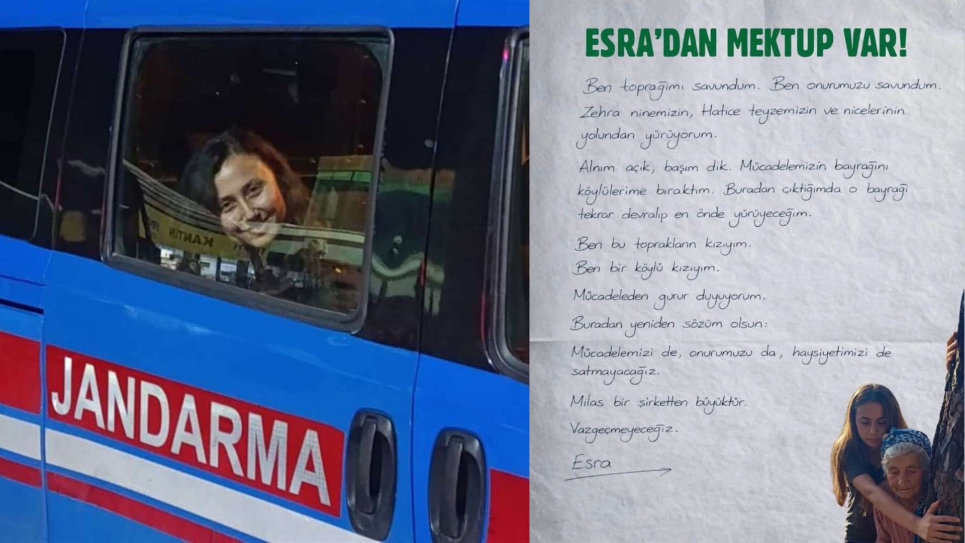 Esra Işık'tan Mektup Var