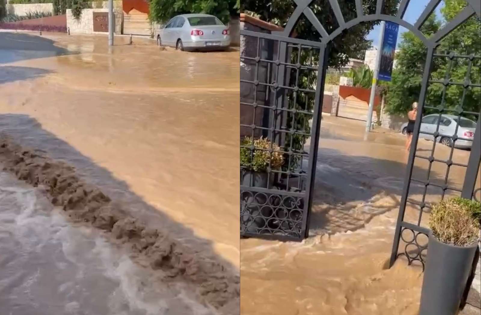 Bilmem kaçıncı patlama! Yahşi sokakları göle döndü