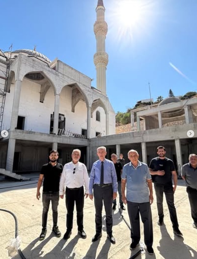 Kaymakam Ali Sırmalı, Bodrum’daki ‘Külliye’ İnşaatını İnceledi