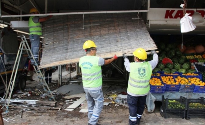 GIDA ÇARŞISINDA DÖNÜŞÜM ÇALIŞMALARI BAŞLADI